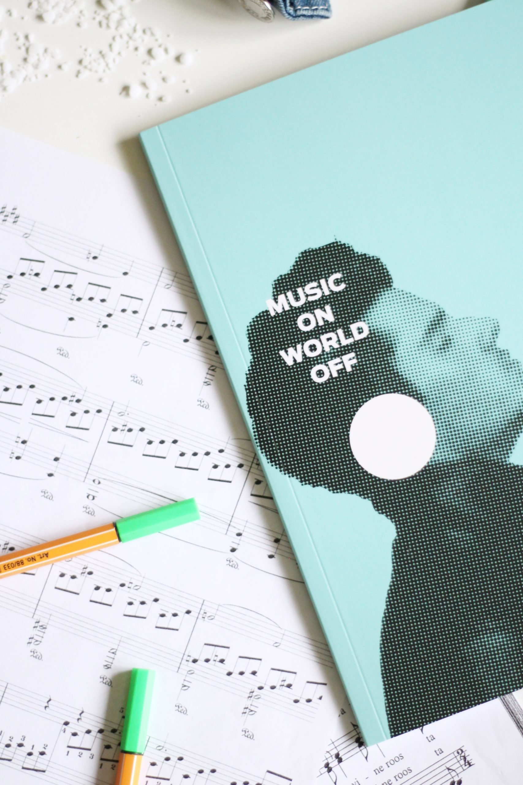 Буллет журнал / Блокнот с точками Music on & Music is (2 шт.) — изображение 5