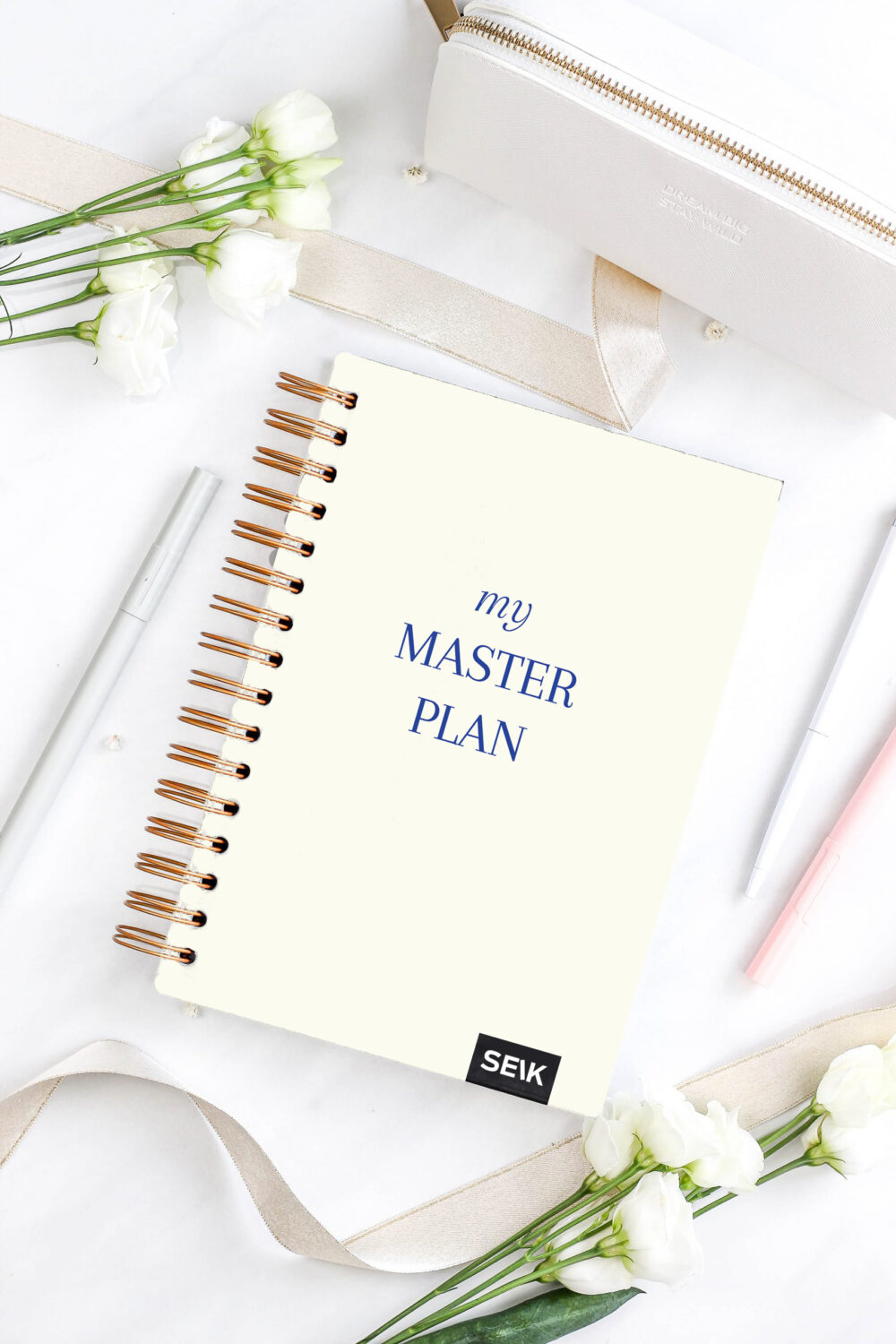 Планировщик Happy Calender 25/26 на английском языке, на спирали - my master plan
