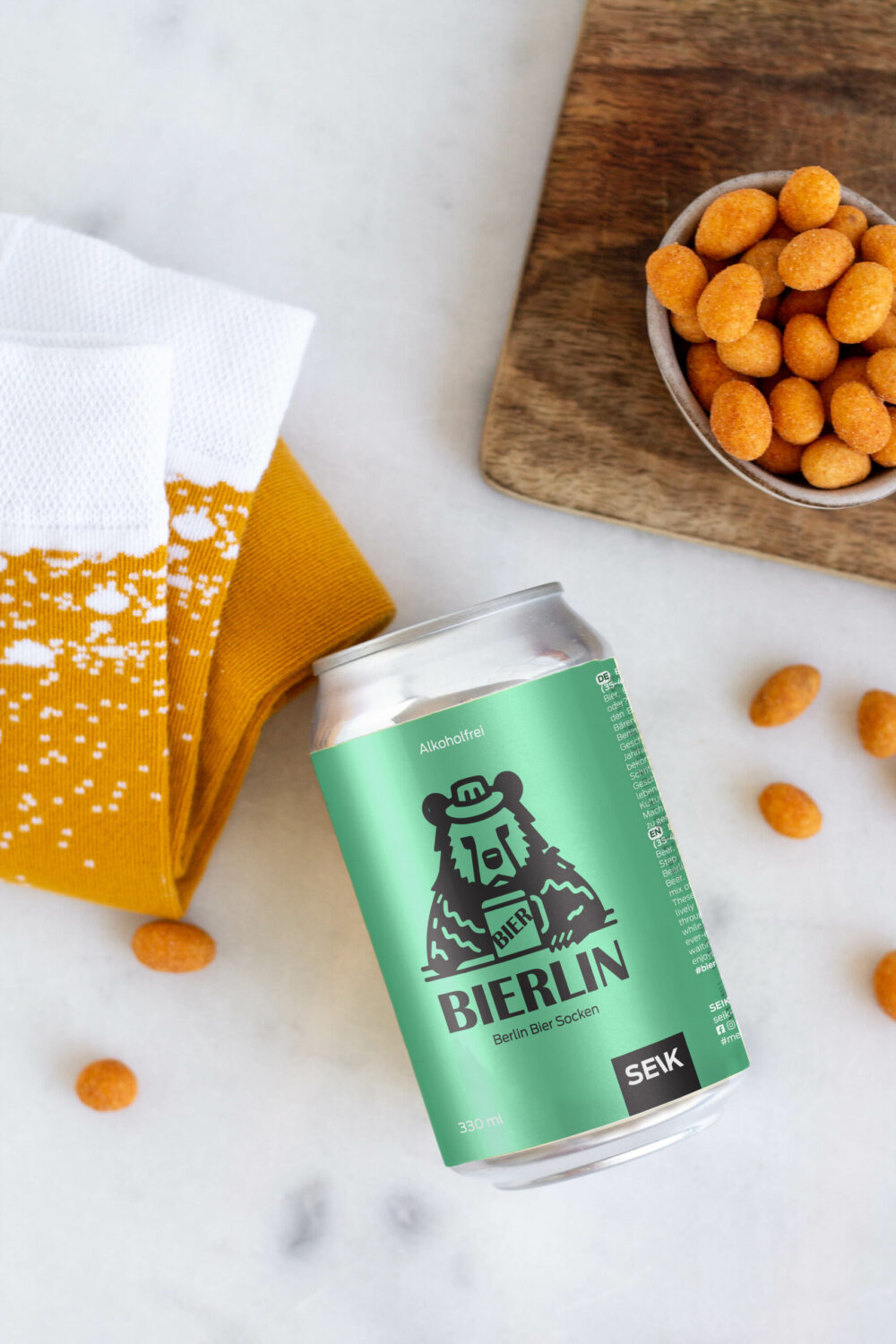 Beerlin — носки Berlin Beer (универсальный размер для мужчин и женщин 35–46) — изображение 2