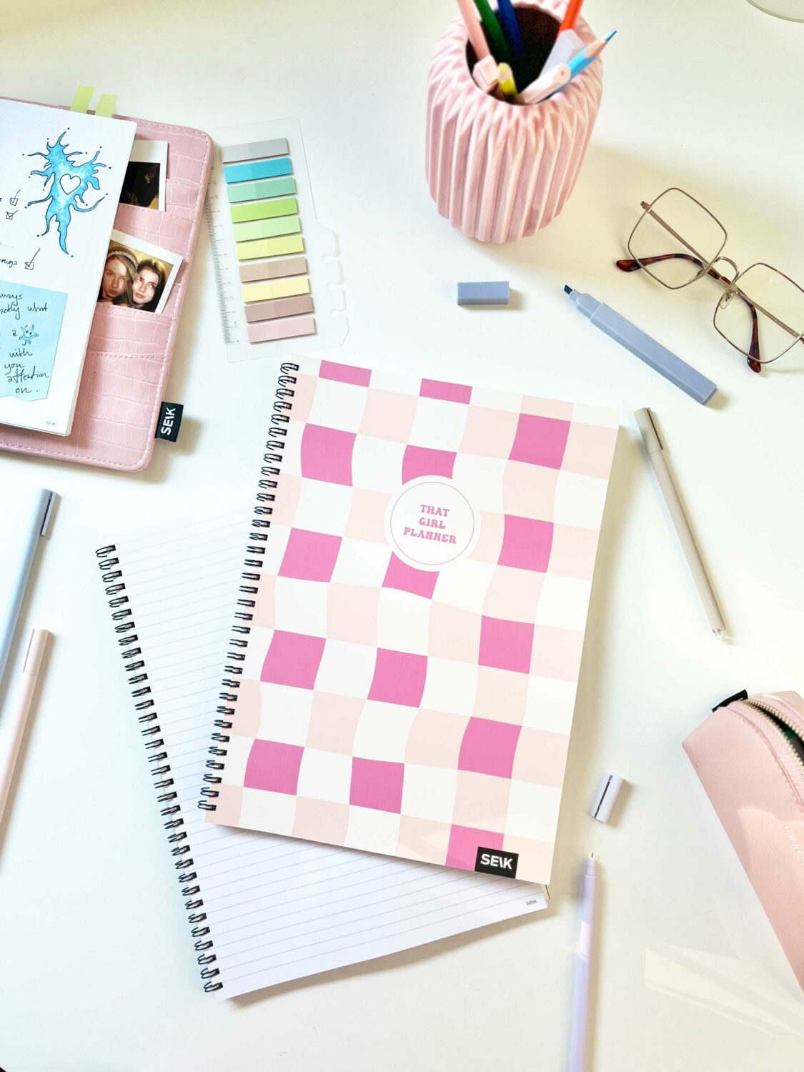 A4 Bullet Journal / Блокнот в точку со спиральным переплетом - that girl