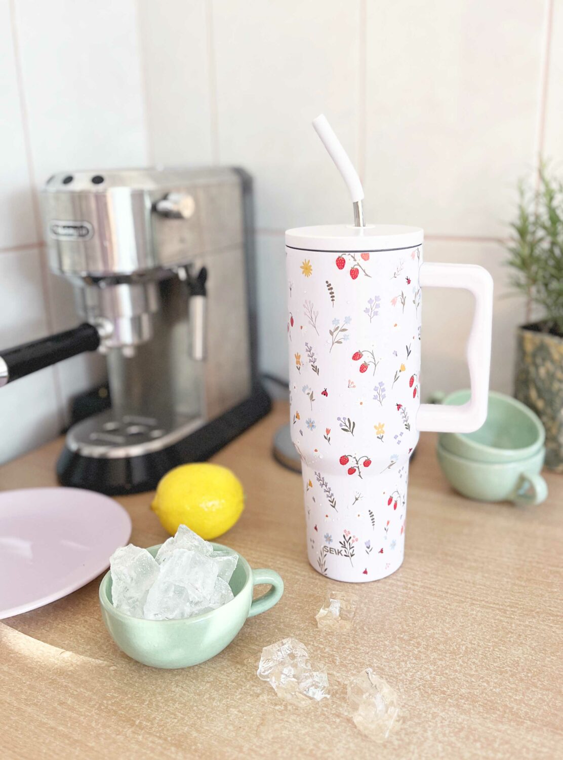 Термокружка Tumbler - клубника, 1200 мл — изображение 6