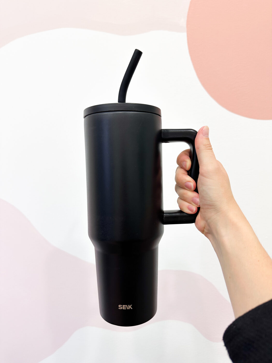 Термокружка Tumbler - полночный черный, 1200 мл