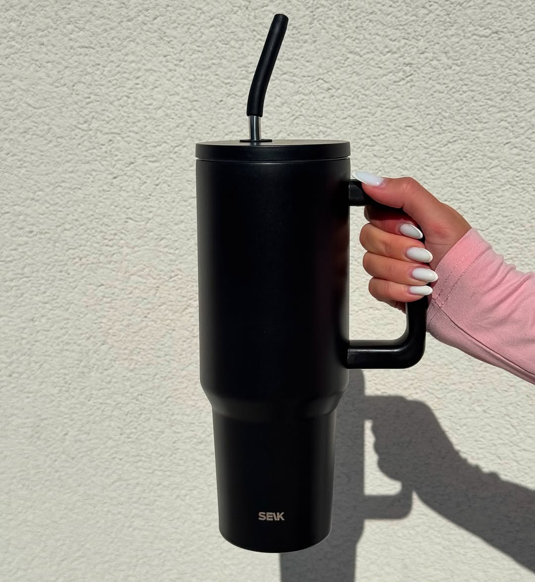 Термокружка Tumbler - полночный черный, 1200 мл — изображение 9