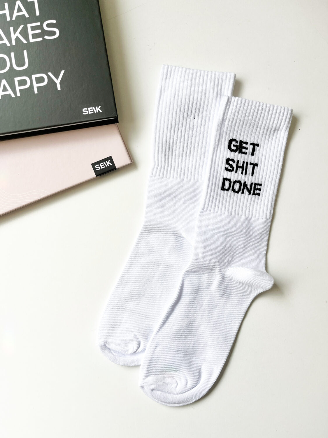 Спортивные носки - get shit done (размер 35-46, для мужчин и женщин) — изображение 3