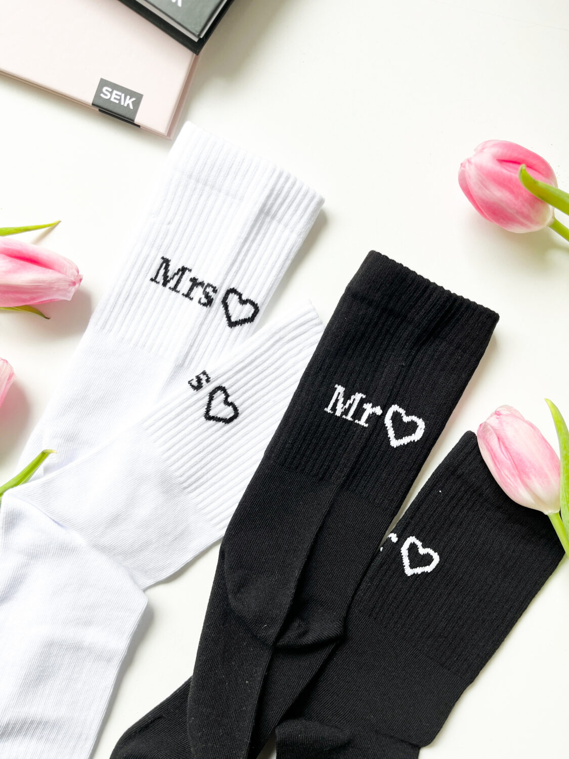 Парные носки – Mr & Mrs (в комплекте пара)